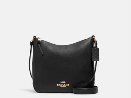 Coach- Ellie File Bag - Gold Black Online now