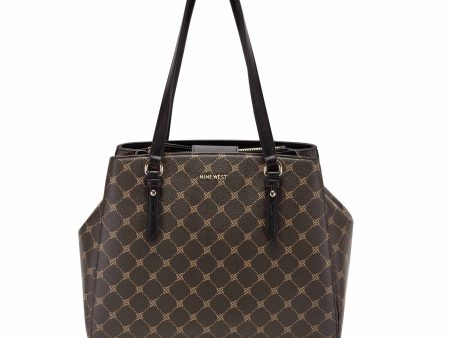 Ninewest- Tansy Multi Compartment Carryall (Dk Brown Logo) Hot on Sale