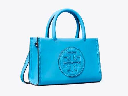 Tory Burch- Mini Ella Bio Tote (Blue Azure) Online Hot Sale