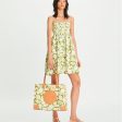 Tory Burch- Ella Printed Tote (Green Bold Flower) Fashion