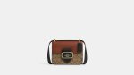 Coach- Morgan Square Crossbody In Colorblock Signature Canvas - Gold Khaki Multi Cheap