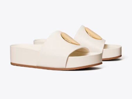 Tory Burch- Patos Slide - New Ivory   New Ivory Cheap