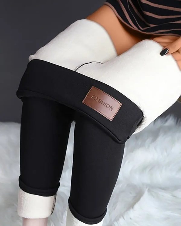 Chicme- High Waist Super Thick Cashmere Thermal Leggings Fashion