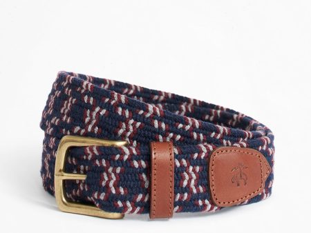 Brooks Brothers- BB#1 Stripe and Dot Stretch Belt Online