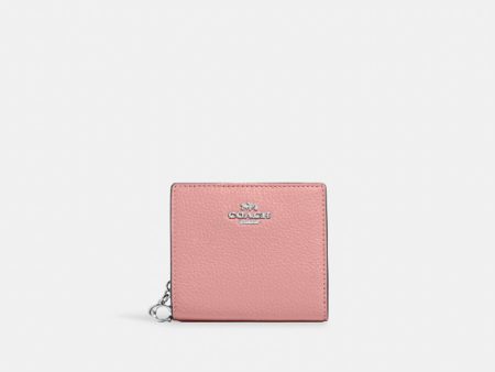 Coach- Snap Wallet (Silver Light Pink) For Discount