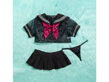 Romwe- 4pack Mesh School Girl Costume Sale