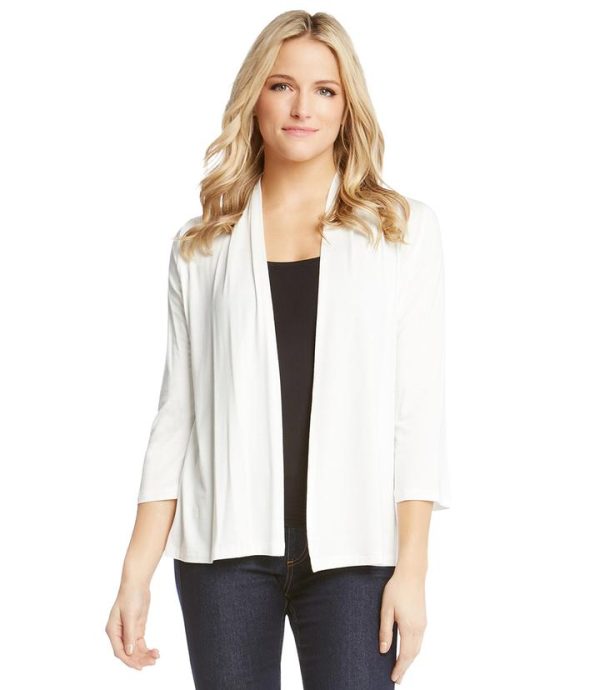 Karen Kane- Molly Cardigan (OFF-WHITE) For Cheap