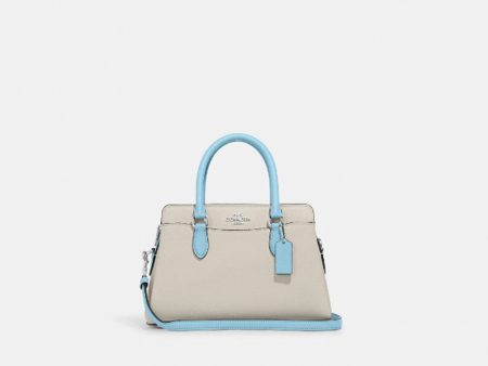 Coach- Mini Darcie Carryall (Silver Chalk Waterfall) Hot on Sale