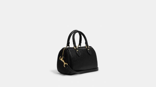 Coach- Mini Rowan Crossbody (Gold Black) Online Hot Sale