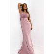 Missguided- Blush Diamante Strap Organza Gown Sale