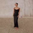 New Spaghetti Strap Maxi Dress - Pure Color - Slim Fit Supply