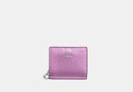 Coach- Snap Wallet - Silver Metallic Lilac Online Hot Sale