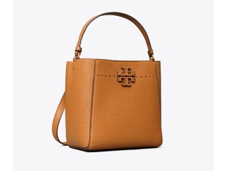 Tory Burch- Small McGraw Bucket Bag (Tiramisu) Online Hot Sale