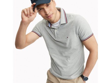 Tommy Hilfiger- Custom Fit Essential Performance Polo Hot on Sale