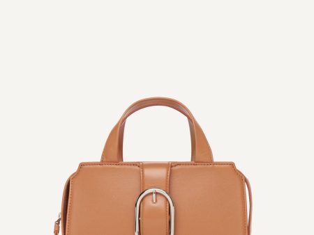 DKNY- Buckle Bag - Camel Hot on Sale