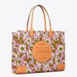 Tory Burch- Ella Printed Tote (Aster Pink Flower) Online now