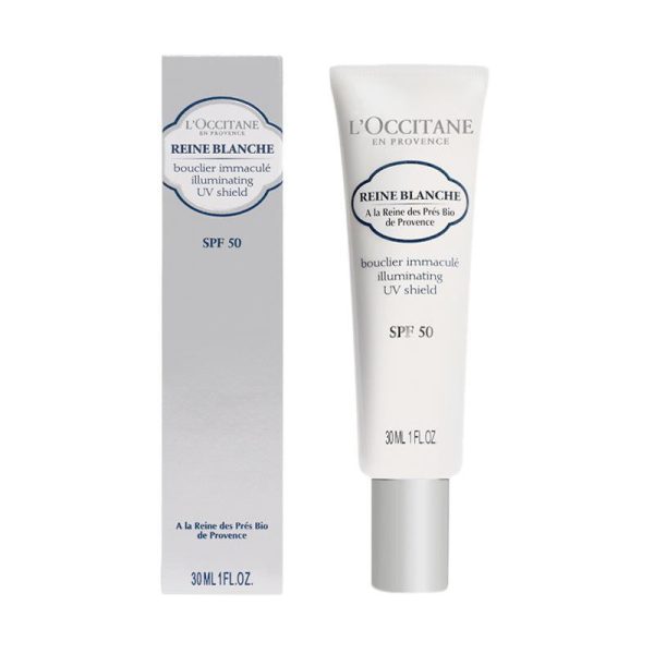 L OCCITANE  Reine Blanche Illuminating UV SHIELD SPF50 30ML on Sale