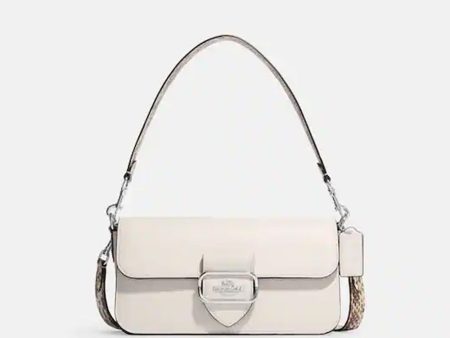 Coach- Morgan Shoulder Bag - Silver Chalk Multi Cheap