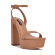 Ninewest- Uknow Platform Dress Sandals (LIGHT TAN) Sale