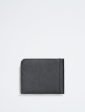 Calvin Klein- Saffiano Leather Coin Pouch Bifold Wallet - Black Beauty Supply