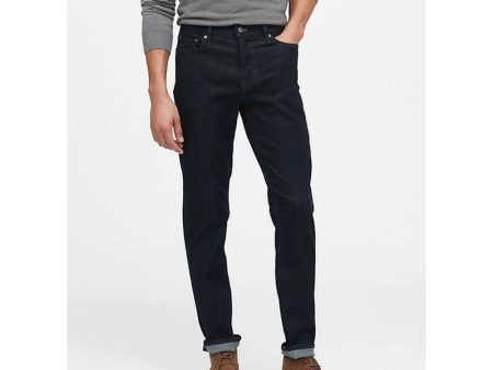 Banana Republic- Rinse Dark Wash Slim LUXE Traveler Jean Online