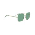 Hugo Boss- Green sunglasses with pyramid-shaped hardware Online now