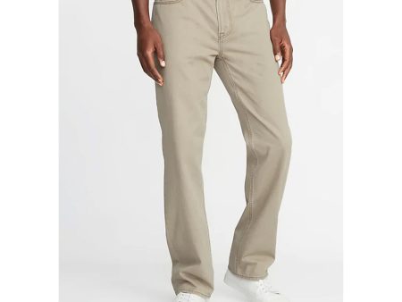 Old Navy- Loose Twill Five-Pocket Pants For Men For Cheap