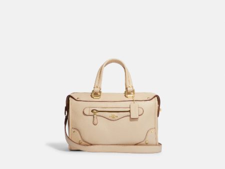 Coach-  Millie Satchel   (Gold Ivory) For Sale