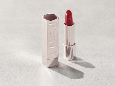 Fenty Beauty- FENTY ICON THE CASE SEMI-MATTE REFILLABLE LIPSTICK (Metallic Nude - Metallic Finish) Fashion