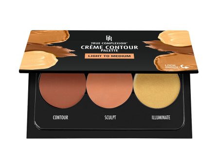 Black Radiance- True Complexion Creme Contour Palette - Light To Medium Online now