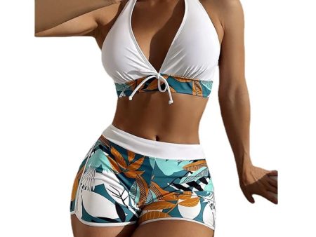 Two Piece High Waist Bikini Set (Multiple Colors) For Cheap