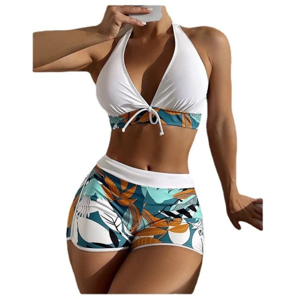 Two Piece High Waist Bikini Set (Multiple Colors) For Cheap