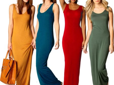 Basic Casual Long Summer Dresses Online Hot Sale